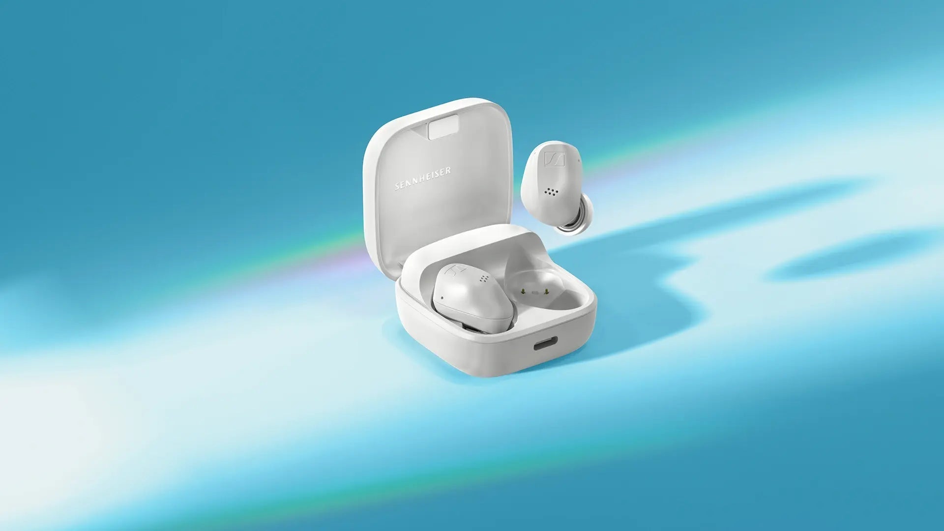 Weißer ACCENTUM True Wireless Desktop