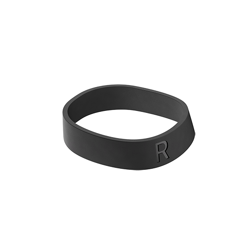 SILIKON OHRFLOSSEN SET, SCHWARZ